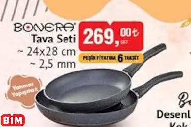 BONERA TAVA SETİ